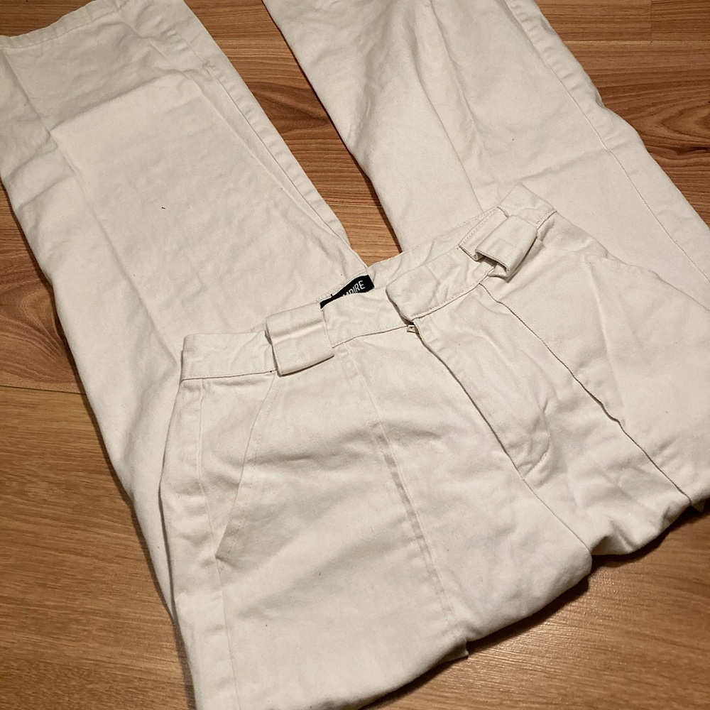 Cargo MISSYEMPIRE pants in a white color 🦢🤍🕯️